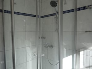 Shower, hair dryer