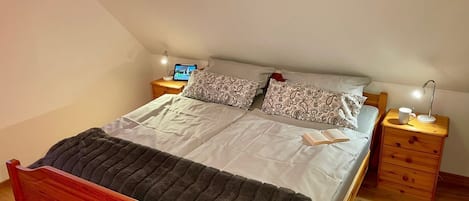 2 habitaciones, tabla de planchar con plancha y wifi