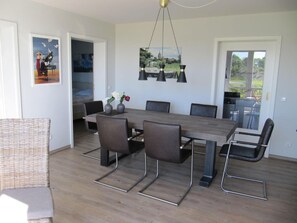 Dining - Comfortable vacation apartment with 2 terraces - Der Landhof (Stolpe auf Usedom)