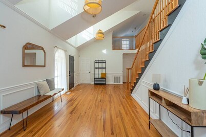 Tucked-Away 7000 SF Retreat • 10 min to Downtown • Huge Hot Tub • Sauna • Bocce