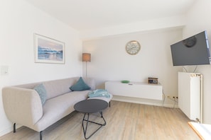 TV, DVD player, stereo - Appartement Wattblume (Sylt)