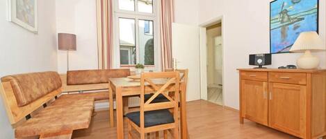 TV, DVD player, stereo