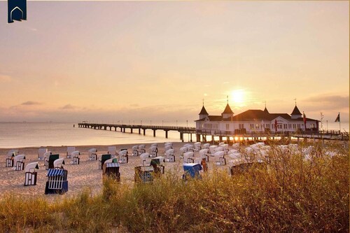 Cozy vacation apartment in Ahlbeck near the sea on Usedom - Villa Sanke