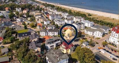 Cozy vacation apartment in Ahlbeck near the sea on Usedom - Villa Sanke