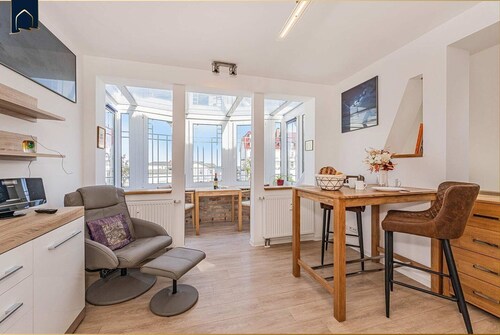 Cozy vacation apartment in Ahlbeck sea view & WLAN, 1 parking space - Villa Sanke