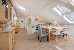 Dining - Modern apartment in Heringsdorf with sea view & balcony - 150 m to the beach - (Heringsdorf)