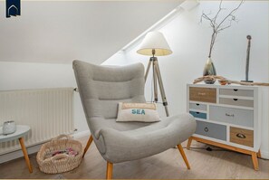 Interior - Modern apartment in Heringsdorf with sea view & balcony - 150 m to the beach - (Heringsdorf)