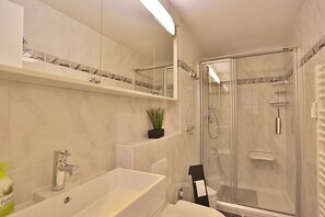 Shower, hair dryer