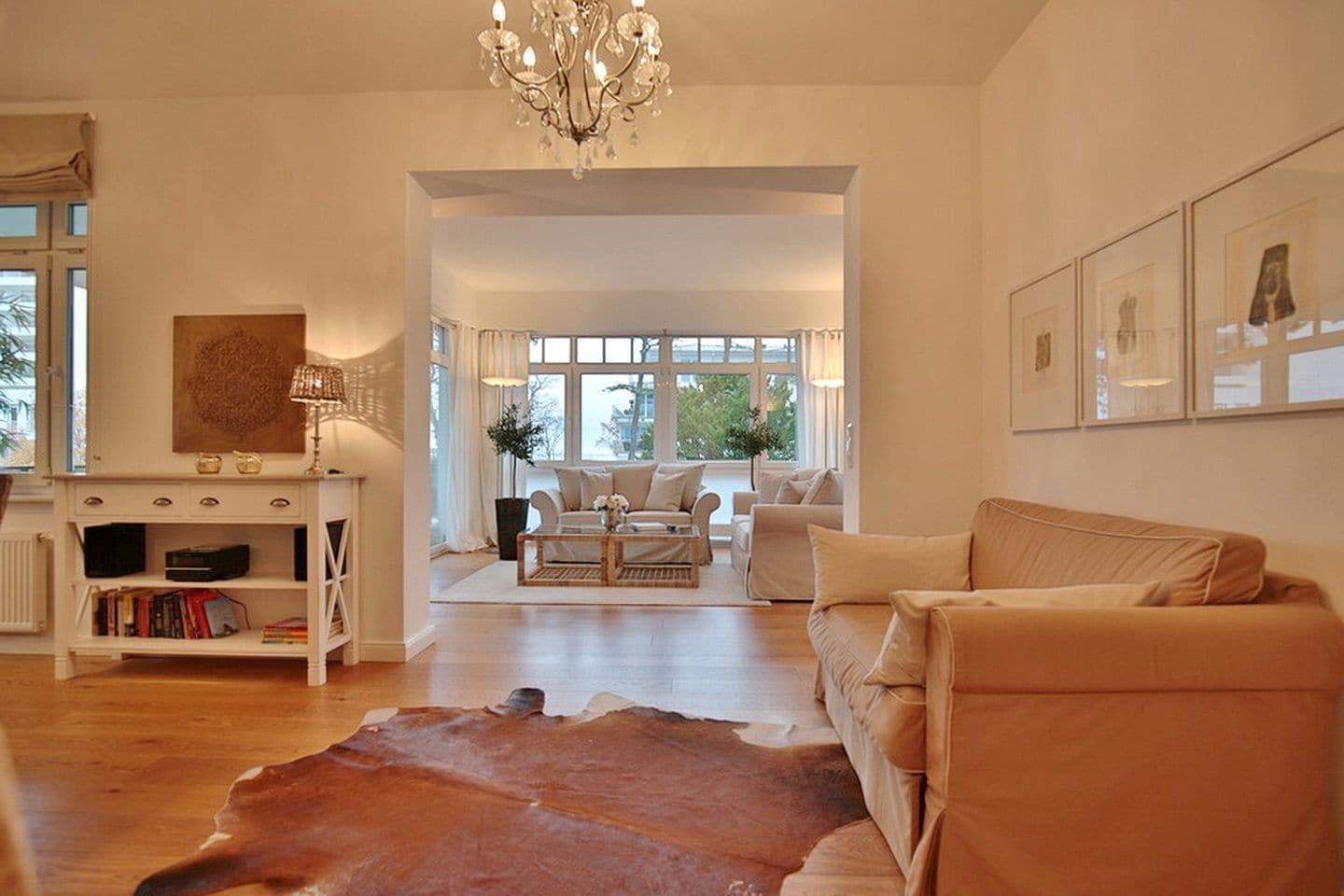 TV, DVD player, stereo