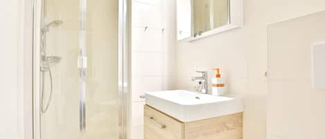 Shower, hair dryer