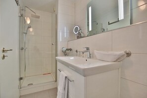 Shower, hair dryer
