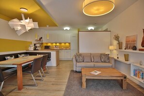 TV, DVD player, stereo