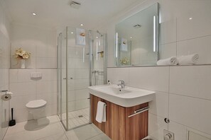 Shower, hair dryer