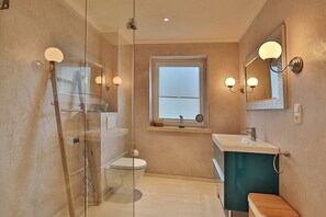 Shower, hair dryer