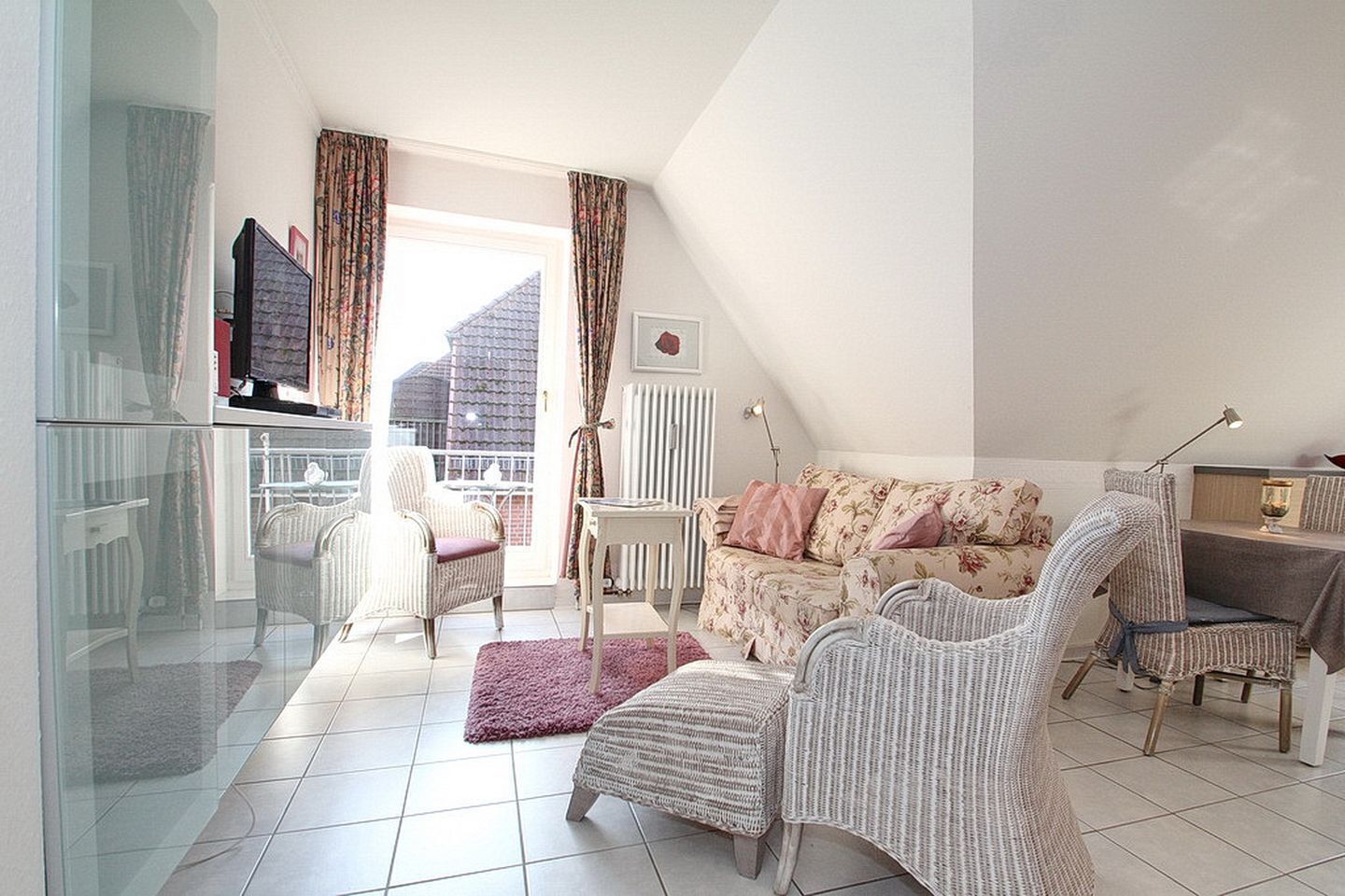 TV, DVD player, stereo