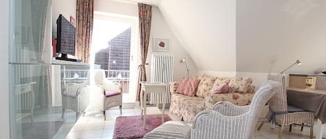 TV, DVD player, stereo