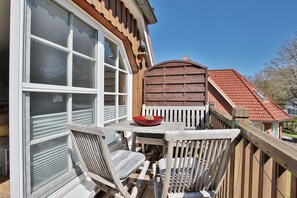 Outdoor dining - Am Rosenhain 6 Apartment 5 - Am Rosenhain 6 (Timmendorfer Strand)