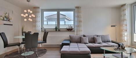 TV, DVD player, stereo