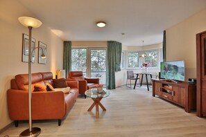 Fernseher, DVD-Player, Stereoanlage