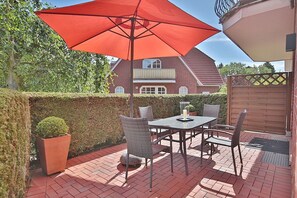 Outdoor dining - Am Rosenhain 23 Apartment 2 - Am Rosenhain 23 (Timmendorfer Strand)