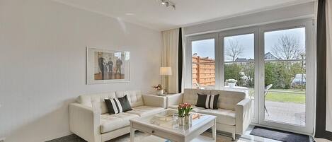 TV, DVD player, stereo