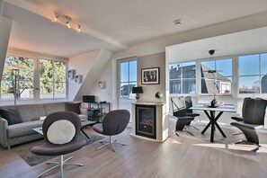 TV, video games, DVD player, stereo