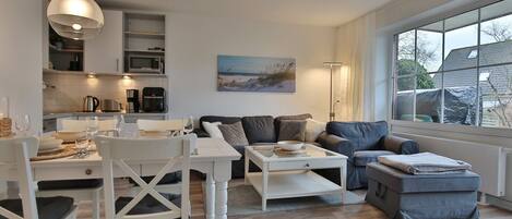 TV, DVD player, stereo