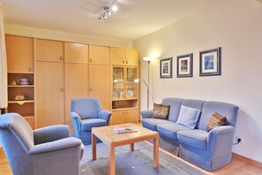 TV, DVD player, stereo