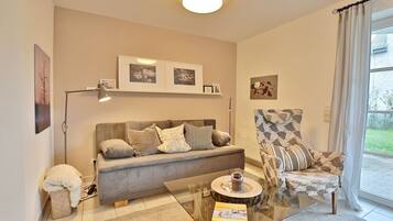 TV, DVD player, stereo