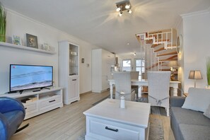 TV, DVD player, stereo