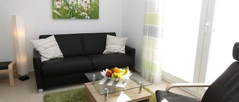 TV, DVD player, stereo
