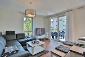 Tv och en stereo