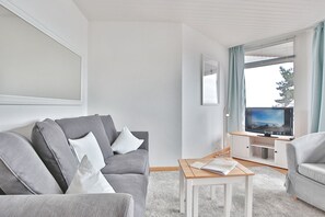 Fernseher, DVD-Player, Stereoanlage