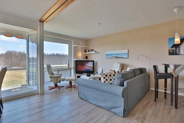 TV, DVD player, stereo