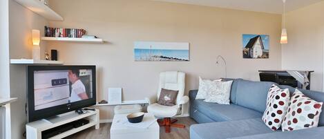 Télévision, lecteur de DVD, chaîne hi-fi