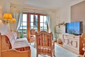 Televisión, reproductor de DVD y estéreo 