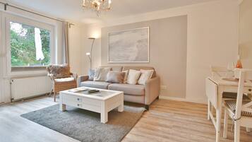 Fernseher, DVD-Player, Stereoanlage