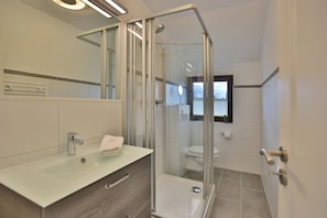 Shower, hair dryer
