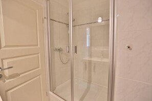 Shower, hair dryer