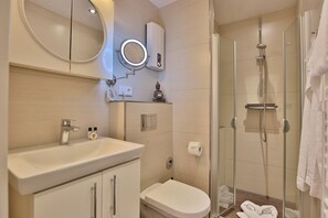 Shower, hair dryer
