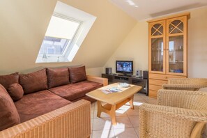 TV, DVD player, stereo