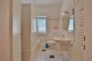Shower, hair dryer