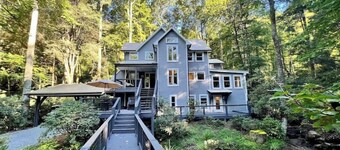 Luxury mountain retreat w/pond & fire pit