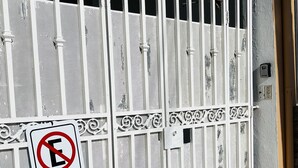 A gated entrance with a 'No Parking' sign. - 5** Start New Beautiful Aparment w/ 2 Bedrooms. (San Juan)