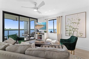 Smart TV, libri, biblioteca musicale, monitor per computer