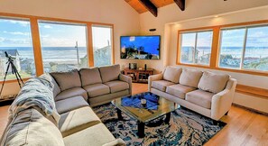 スマートテレビ、暖炉、テレビゲーム、DVD プレーヤー