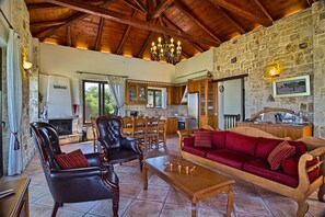 Plasmafernseher, Kamin