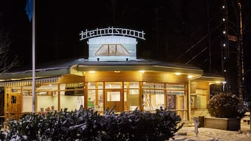 Majoituspaikan julkisivu