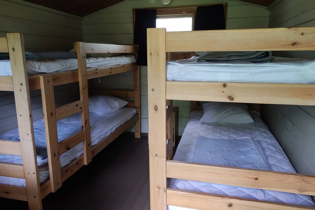 Cabane Ăconomique, salle de bains commune