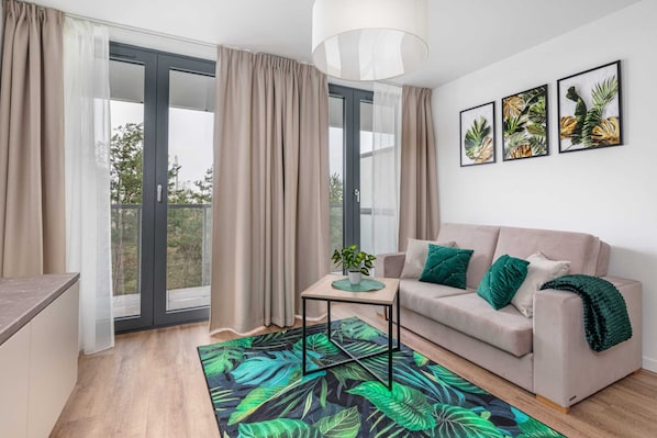 TV - Jantaris A14 | Air-conditioned Studio | Beach (Mielno)